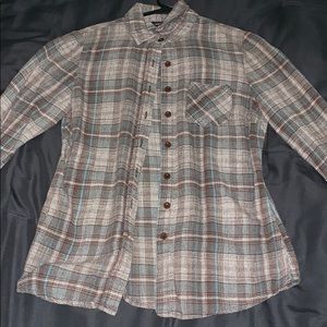 Blue/brown Plaid flannel